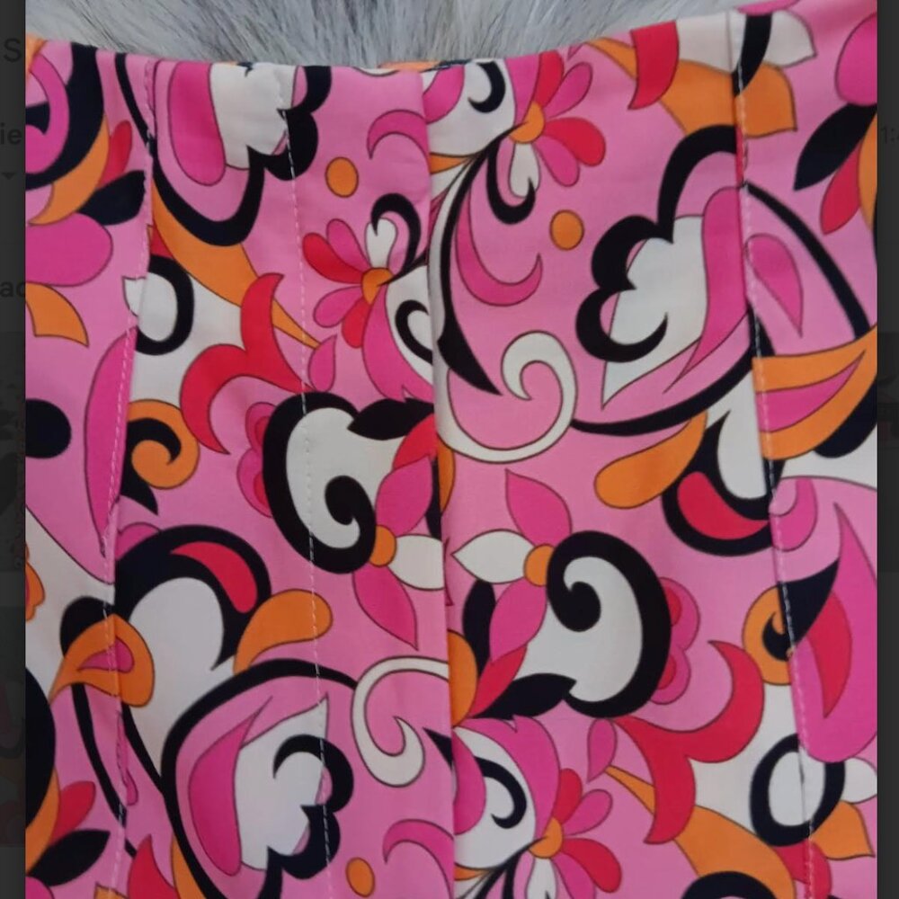 Zara Modern Paisley Print Ankle Pants - Picture 5 of 9